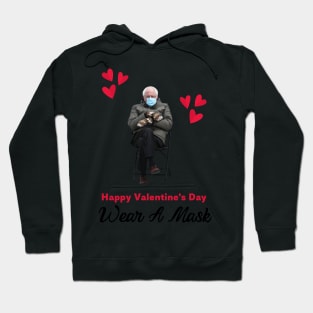 Bernie Sanders Mittens Funny Valentine Quarantine Inauguration Meme Hoodie